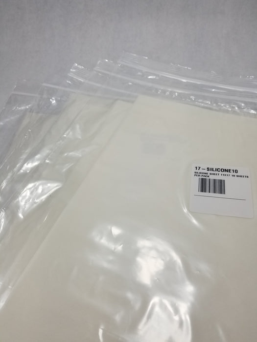 SILICONE COVER SHEETS - 11" X 17" - 50 SHEETS [17-SILICONE50, 6-B-2-1]