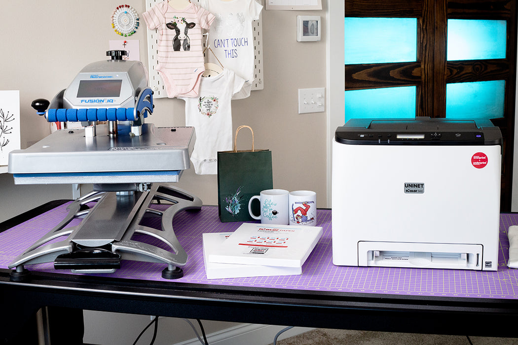 iColor 560 Digital Color + White Media Transfer Printer 120V (includes iColor ProRIP Essentials, SmartCUT, & White Toner Master Class)