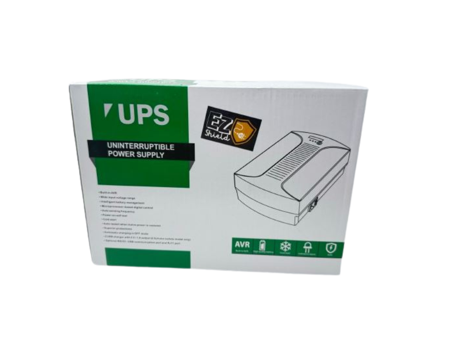 Quilt EZ Shield 800VA AVR/UPS Automatic Voltage Regulator & Uninterruptible Power Supply