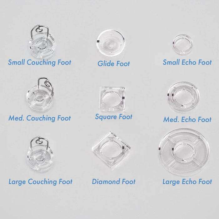 Grace Company 9-piece Q’nique Hopping Foot Set (SM15,16,19,21)