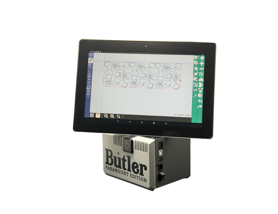 Stitch It Intl. Paramount Edition Butler Quilting Robotics with 12" EPC Display