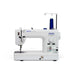 Baby Lock Accomplish 2 BL530B industrial-style straight stitch sewing machine shown with spool stand attached.