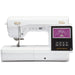 Baby Lock BLMVE Vesta sewing and embroidery machine front view with touchscreen display