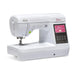 Baby Lock Bloom BLMBM sewing and embroidery machine three-quarter view highlighting advanced embroidery and sewing features.