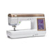 Baby Lock Chorus BLCH sewing and quilting machine side angle highlighting needle area, controls, and spacious work surface