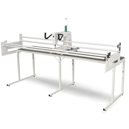 Baby Lock Gallant XL 18-inch longarm quilting machine mounted on 8-foot Villa 2 quilting frame