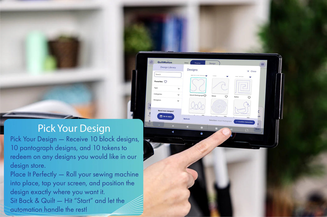 Grace Company QuiltMotion X Foundations for Domestic Machines