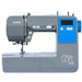 Janome Loft 100 computerized sewing machine front view with LCD screen and stitch controls