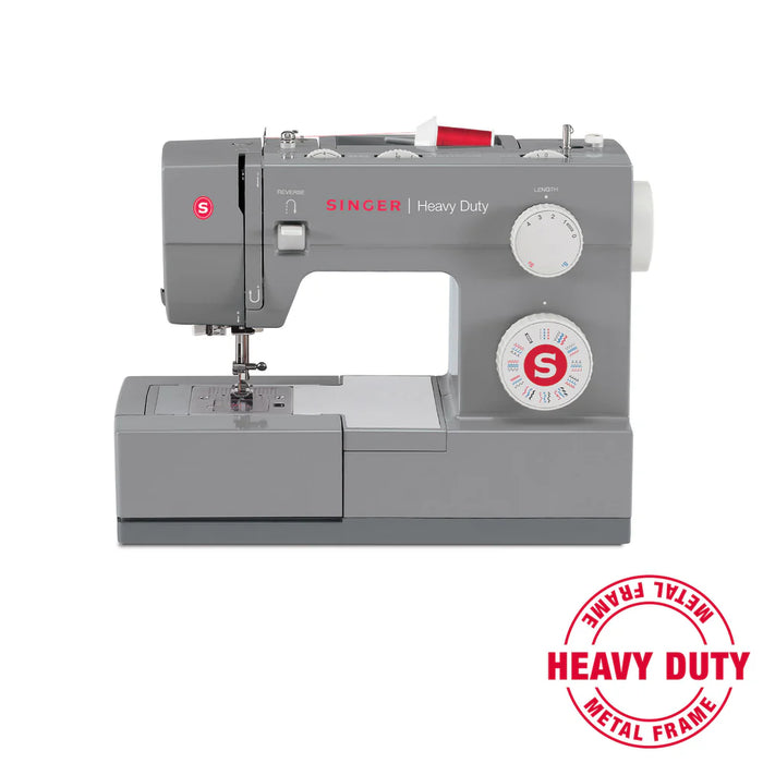 SINGER Heavy Duty 4432 sewing machine with metal frame construction highlighted
