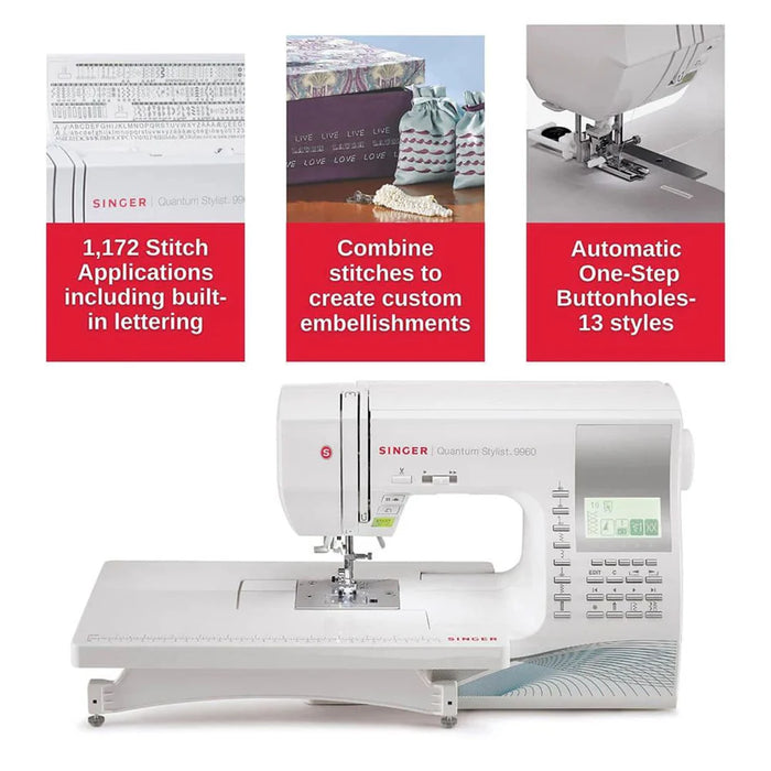 SINGER Quantum Stylist 9960 Sewing Machine