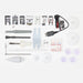 Included accessories and presser feet for Husqvarna Viking Designer Topaz 65 sewing and embroidery machine