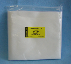 100pcs Tear Away Embroidery Stabilizer Backing - 8 x 8