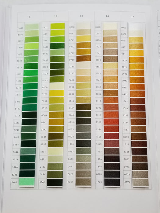 ISACORD EMBROIDERY THREAD - COLOR CHART [100381] — Sii Store