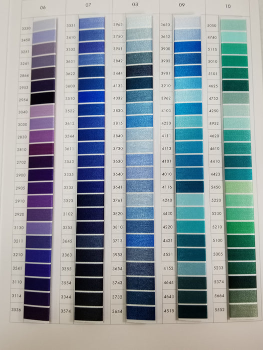 Isacord Thread and Color Chart – Printava