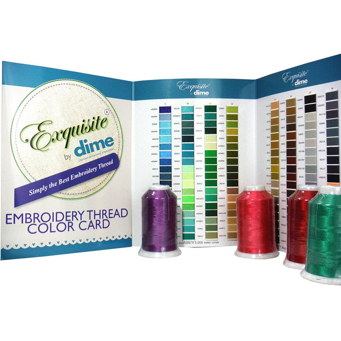 Exquisite Polyester Thread Color Card