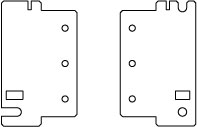 EXTRA BRACKETS FOR ADDITIONAL MACHINES - MELCO