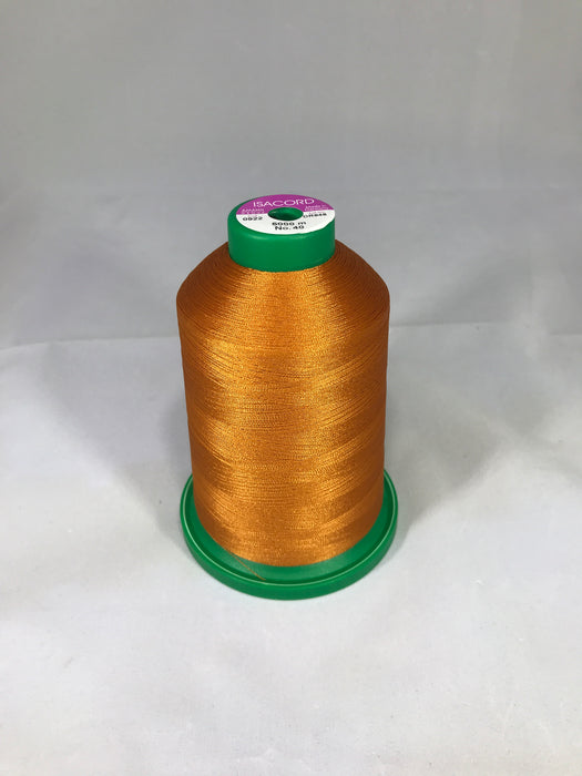 0922 - ASHLEY GOLD - ISACORD EMBROIDERY THREAD 40 WT