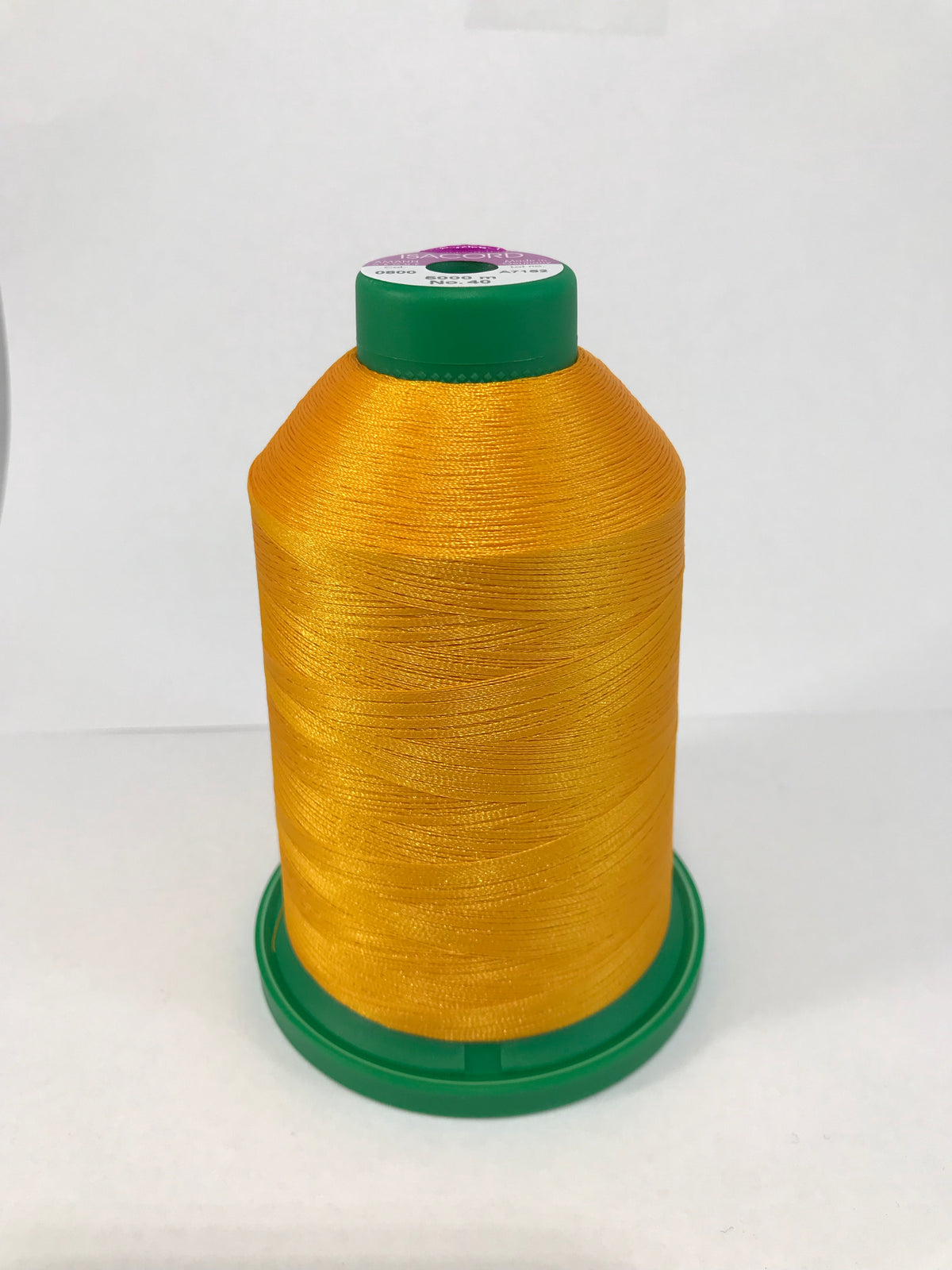 One Spool Embroidery Thread, ISACORD 40 Thread, 1094 Yards, 100% Polyester,  Yellow, Tulip Red, Orange, Blue Dawn, Alexis Blue, Grape Crush 